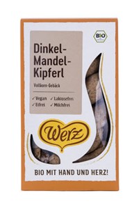Bild von Dinkel-Vollkorn-Mandel-Kipferl, bio, 125 g, Werz