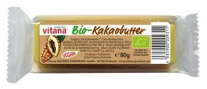 Bild von Bio-Kakaobutter-Block, vegan, 80 g, Vitana