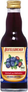 Bild von Heidelbeersaft bio, 200 ml, Beutelsbacher