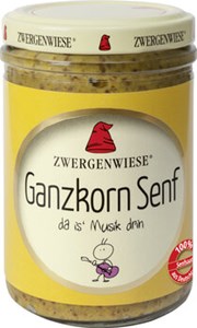 Bild von Ganzkorn Senf, bio, 160 ml, Zwergenwiese