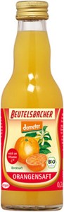 Bild von Orangensaft, demeter, 200 ml, Beutelsbacher