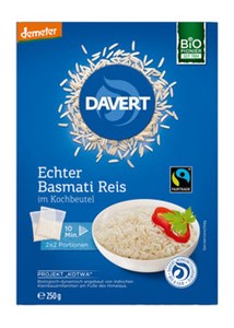 Bild von Basmati-Reis im Kochbeutel, demeter, 250 g, Davert