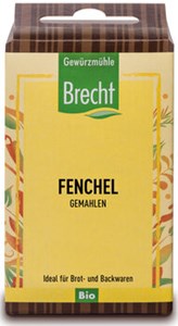 Bild von Fenchel gemahlen Nachfüllp., bio, 25 g, Brecht