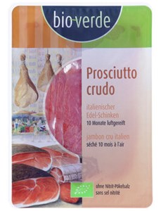 Bild von Prosciutto Crudo Aufschnitt aus Ita, 80 g, bioverde