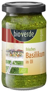Bild von Basilikum in Öl, bio, 165 g, bioverde