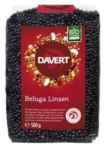 Bild von Beluga-Linsen, schwarz bio, 500 g, Davert