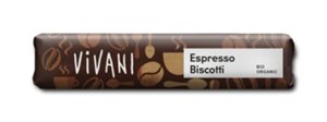 Bild von Espresso Biscotti Schokoriegel, 40 g, Vivani