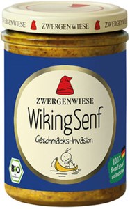 Bild von Wiking Senf, bio, 160 ml, Zwergenwiese