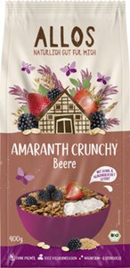 Bild von Beerenfrucht Amaranth Crunchy, bio, 400 g, Allos, Cupper