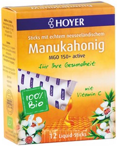 Bild von Manuka Liquid Sticks MGO 150+active, 12 Sticks Pack, Hoyer