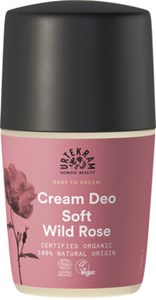 Bild von Soft Wild Rose Cream Deo Roll On, 50 ml, Urtekram