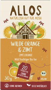 Bild von Wilde Orange & Zimt Tee 20FB, bio, 30 g, Allos, Cupper