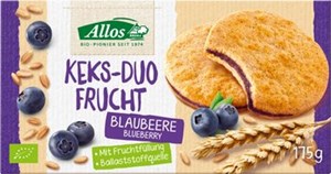Bild von Keks-Duo Blaubeere, 175 g, Allos, Cupper