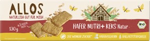 Bild von Hafer Nutri + Keks Natur, 130 g, Allos, Cupper