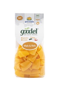 Bild von Goodel Paccheri Mais, Teff, Reis, 250 g, Govinda