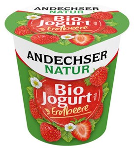 Bild von Erdbeere Joghurt mild 3,7%, bio, 150 g, Andechser
