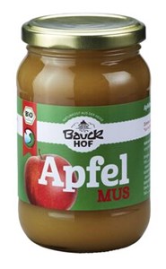 Bild von Apfelmus gesüßt, bio, 360 g, Bauck