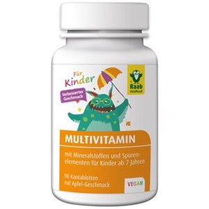 Bild von Multivitamin für Kinder, 90 TBL, Raab Vitalfood