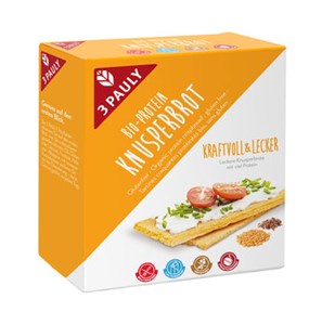 Bild von Protein Knusperbrot, bio, 100 g, 3 Pauly