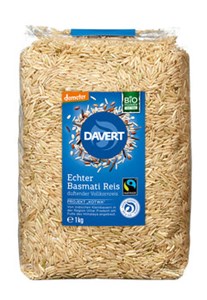 Bild von Demeter Echter Basmati Reis VK, 1000 g, Davert
