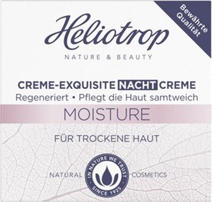 Bild von MOISTURE Creme-Exquisite Nachtcreme, 50 ml, Heliotrop NATURE & BEAUTY