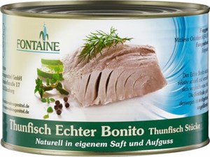 Bild von Tunfisch eigener Saft u. Aufguss, 1705 g, Fontaine