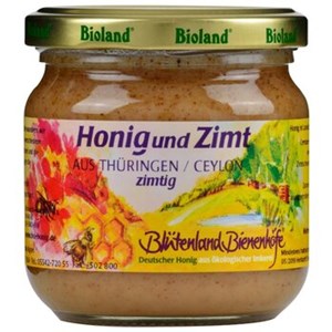 Bild von Honig & Zimt, bio, 250 g, Blütenland Bienenhöfe