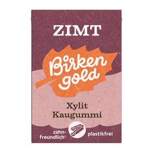 Bild von Xylit Kaugummi Zimt Natur, 20 Stk, Birkengold