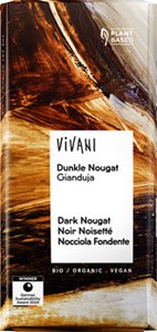 Bild von Dunkle Nougat Gianduja, 80 g, Vivani