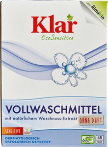 Bild von Vollwaschmittel Pulver, 2,475 kg, Klar
