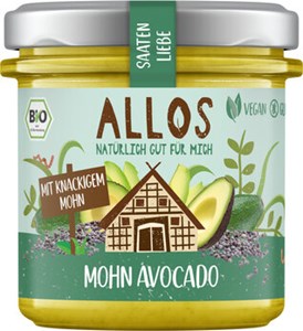 Bild von Avocado Mohn Saatenliebe, 135 g, Allos, Cupper