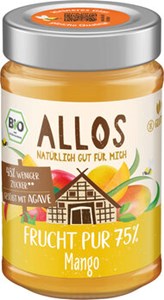 Bild von Frucht Pur 75% Mango, 200 g, Allos, Cupper