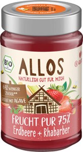 Bild von Frucht Pur 75% Erdb-Rhabarber, 200 g, Allos, Cupper