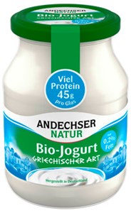 Bild von Joghurt Griechische Art,0,2%, 500 g, Andechser