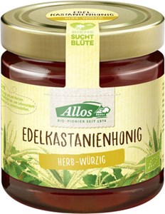 Bild von Edelkastanienhonig, bio, 500 g, Allos, Cupper