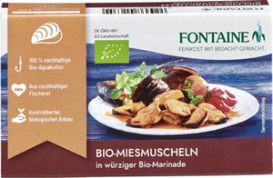 Bild von Miesmuschelfleisch in Bio-Marinade, 125 g, Fontaine