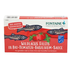 Bild von Wildlachs-Fil.i.Tom.-Basilik.Creme, 200 g, Fontaine