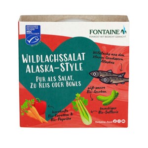 Bild von Wildlachs-Salat Alaska i.hellem Dre, 200 g, Fontaine