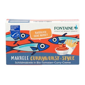 Bild von Makrelenfilets Currywurst-Style Bio-Sauc, 125 g, Fontaine