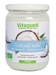 Bild von Kokosöl mild im Glas, bio, 430 ml, Fauser Vitaquell