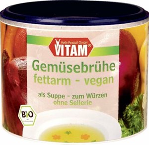 Bild von Gemüsebrühe Instant, fettarm, 200 g, VITAM