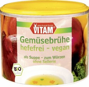 Bild von Gemüsebrühe Instant, hefefrei, 210 g, VITAM