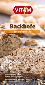 Bild von Backhefe ohne Emulgator, 11 g, VITAM