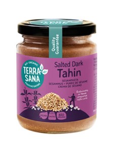 Bild von Tahin dark - Sesammus mit Steinsalz, 250 g, TerraSana