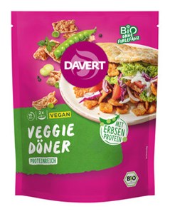 Bild von Veggie Döner- auf Erbsenproteinbasis, 68 g, Davert