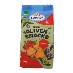Bild von Dinkel Oliven-Snacks Paprika, 150 g, Sommer