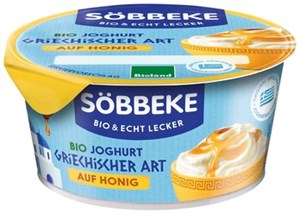 Bild von Joghurt griechischer Art auf Honig, 150 g, Söbbeke