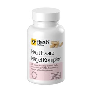 Bild von Haut Haare Nägel Komplex, 60 KPS, Raab Vitalfood