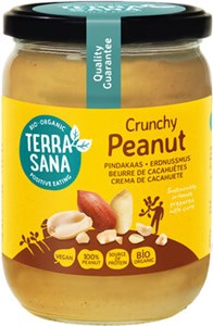 Bild von Erdnussmus Crunchy, 500 g, TerraSana