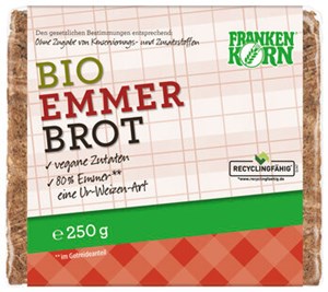Bild von Emmerbrot, 250 g, PEAMA / Frankenkorn